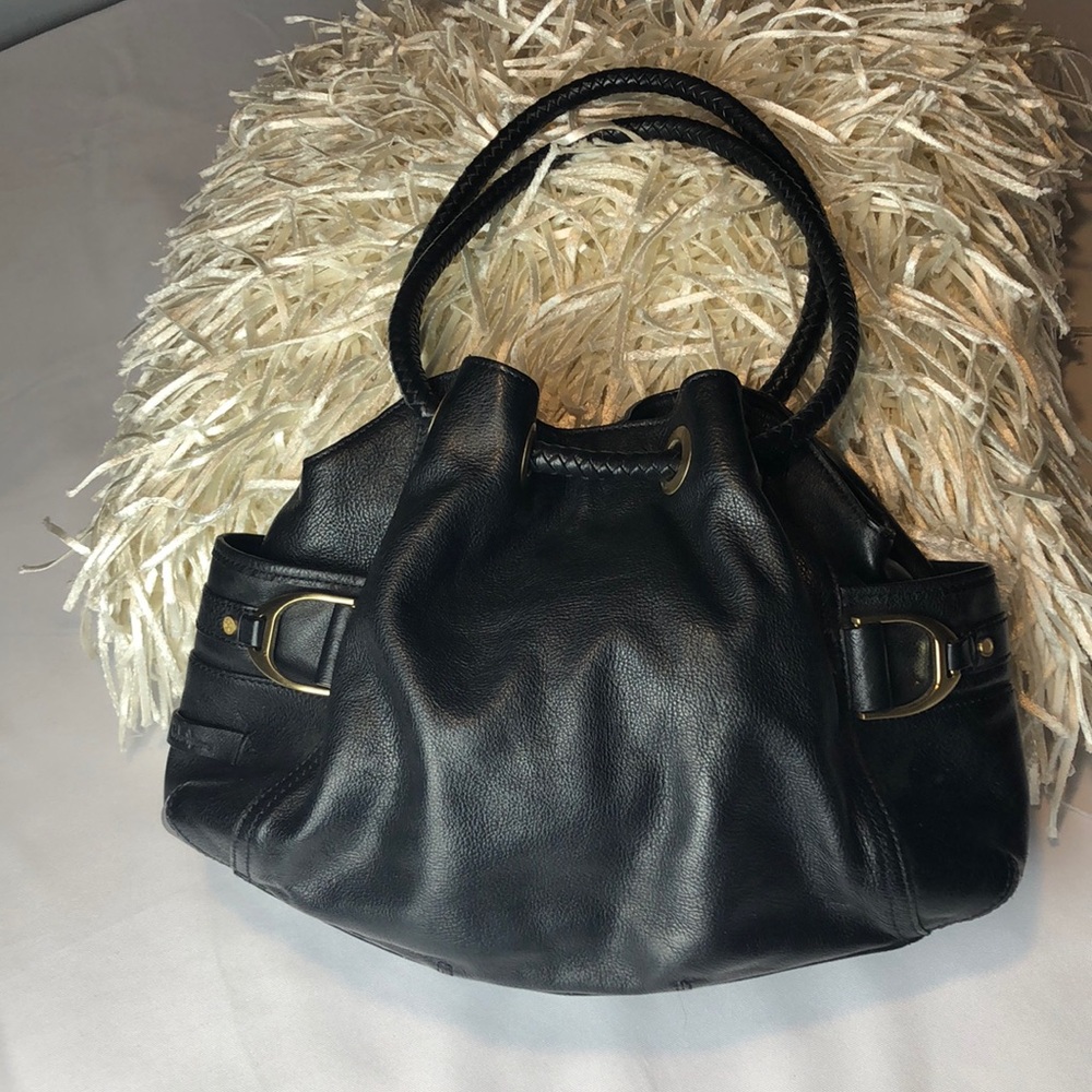 Cole Haan black leather bag